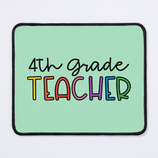 Item preview, 4th Grade Teacher Rainbow designed and sold by Eagerly Elementary Music.