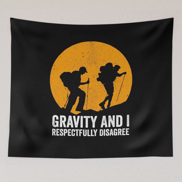 Item preview, Funny Rock Climber - Gravity And I Respectfully Disagree designed and sold by kevzadevinca.