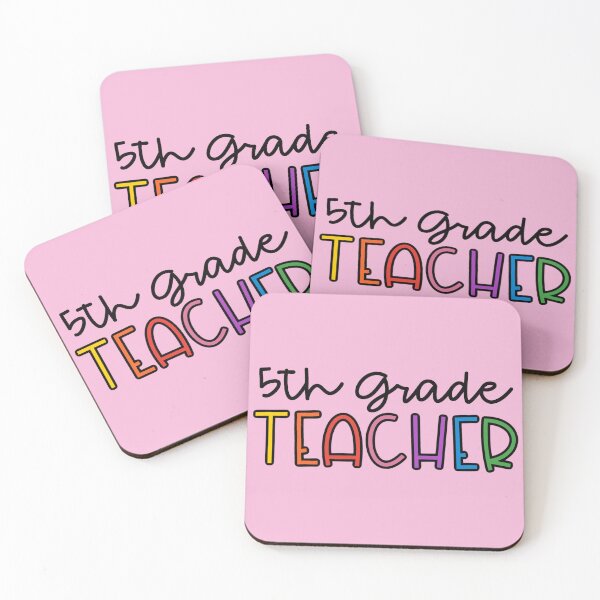 Item preview, 5th Grade Teacher Rainbow designed and sold by Eagerly Elementary Music.