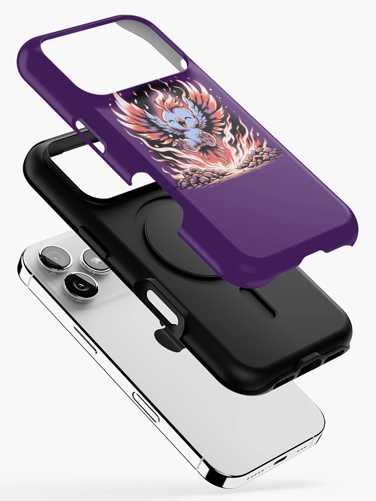 Thumbnail 2 of 4, iPhone Case, Li'l Legends™: Phoenix Rises designed and sold by FabledTees.