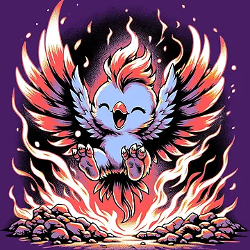 Artwork thumbnail, Li'l Legends™: Phoenix Rises by FabledTees