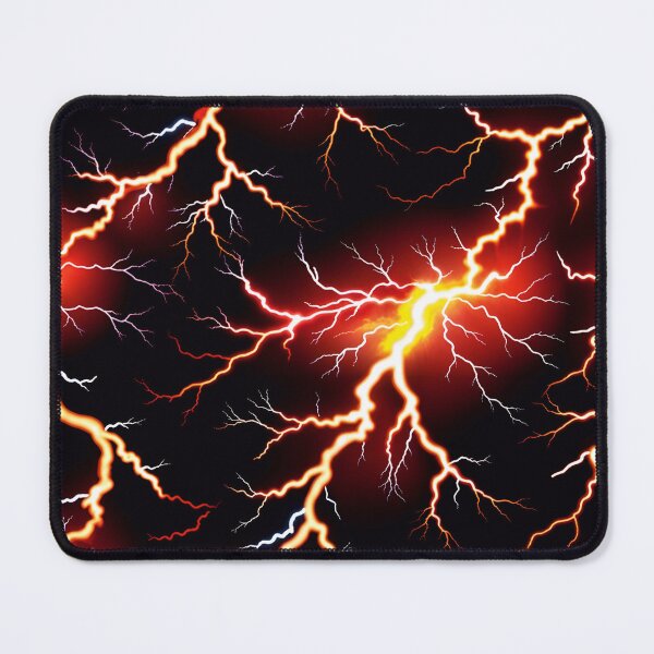 Item preview, Abstract Red Lightning Pattern Design designed and sold by TheArtOfPat.