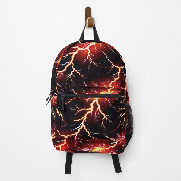 Item preview, Abstract Red Lightning Pattern Design designed and sold by TheArtOfPat.
