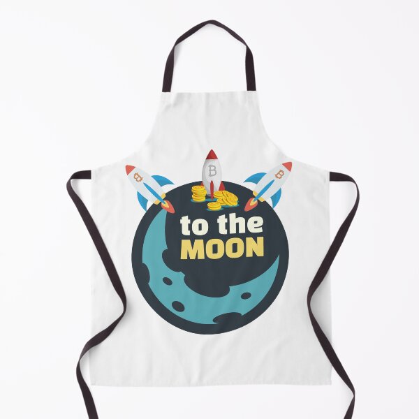 Item preview, Bitcoin To The Moon designed and sold by Quirky Dez.