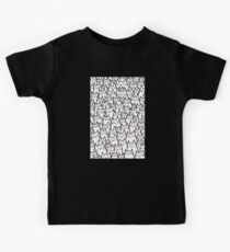 Cat Party (White) Kids Tee