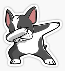 Dabbing Boston Terrier Sticker