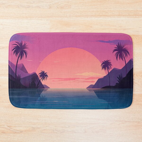Item preview, Lofi Tropics Sunset Paradise Landscape designed and sold by PortSundries.