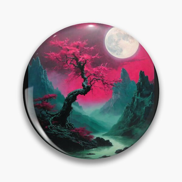 Item preview, Moon night landscape designed and sold by UZRWRLD .