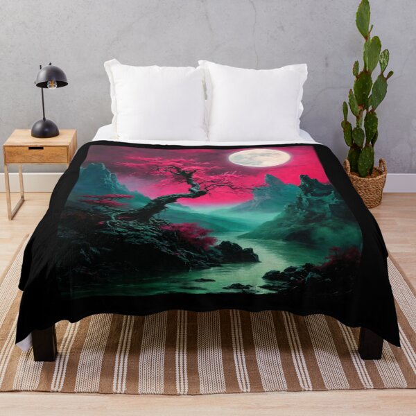 Item preview, Moon night landscape designed and sold by UZRWRLD .