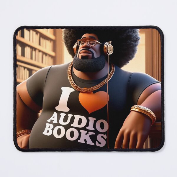 Item preview, I ❤️ Audiobooks  designed and sold by Antuan Simmons.