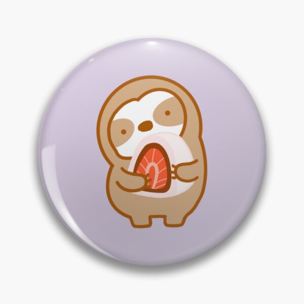 Item preview, Cute Strawberry Mochi Sloth  designed and sold by theslothinme.