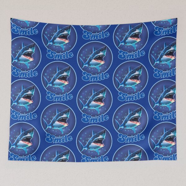 Item preview, Sharks Smile (cartoon) designed and sold by Tripp Art Studio.
