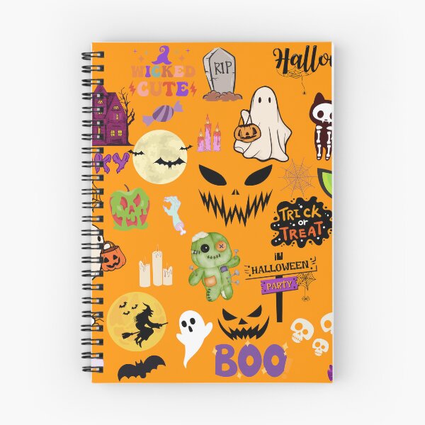 Item preview, Orange Halloween Pattern designed and sold by KCsStudio.