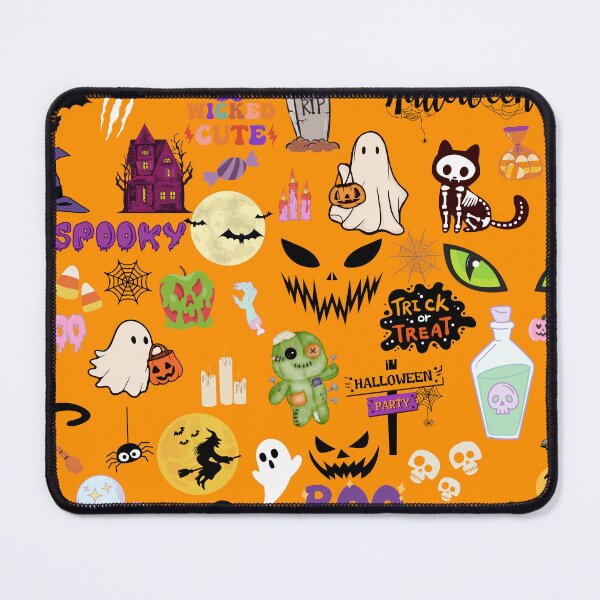 Item preview, Orange Halloween Pattern designed and sold by KCsStudio.