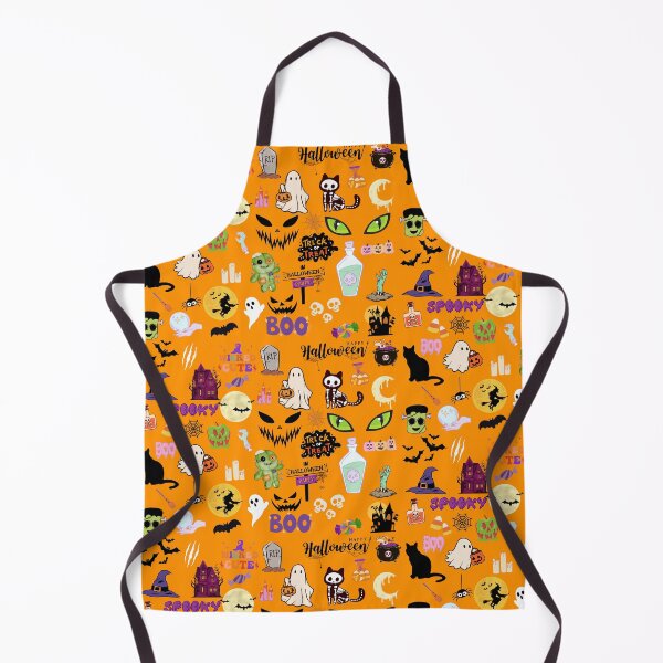 Item preview, Orange Halloween Pattern designed and sold by KCsStudio.