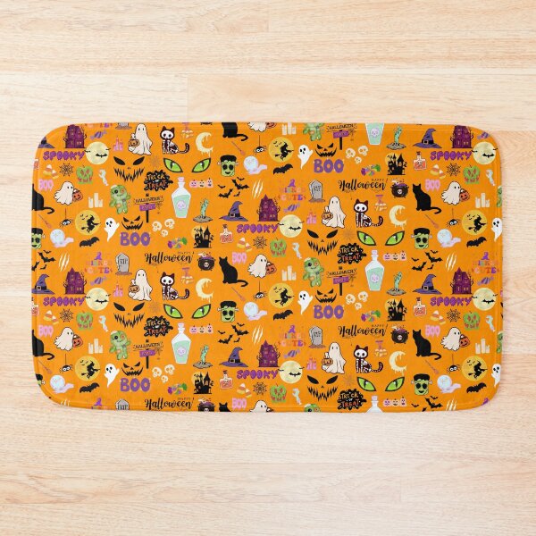 Item preview, Orange Halloween Pattern designed and sold by KCsStudio.