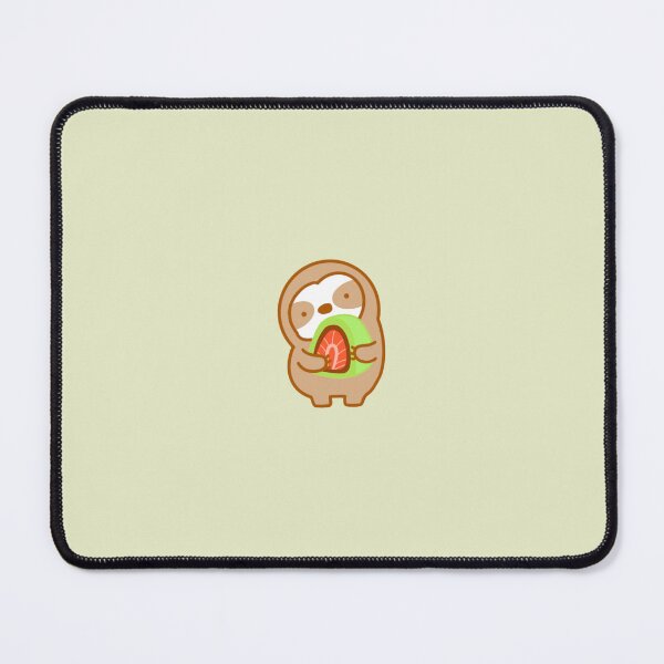 Item preview, Cute Matcha Strawberry Mochi Sloth designed and sold by theslothinme.