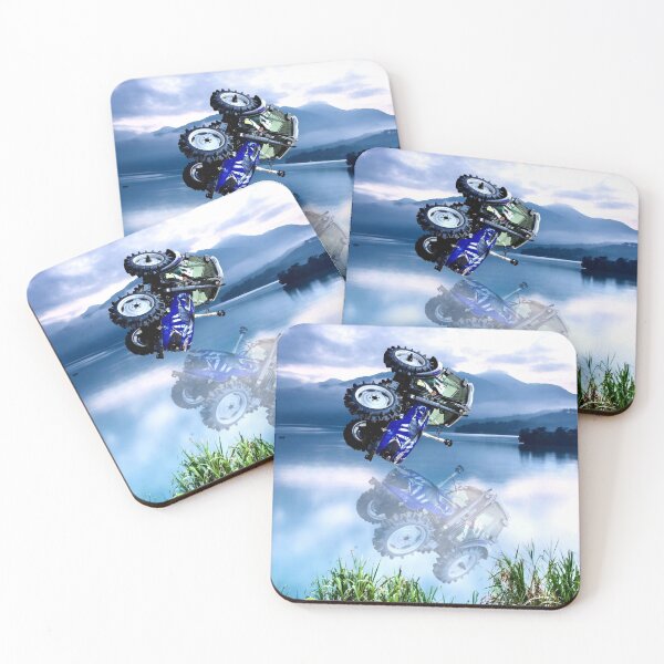 Item preview, Tractor Descending: A Surreal Water Reflection designed and sold by VikArtStudio.