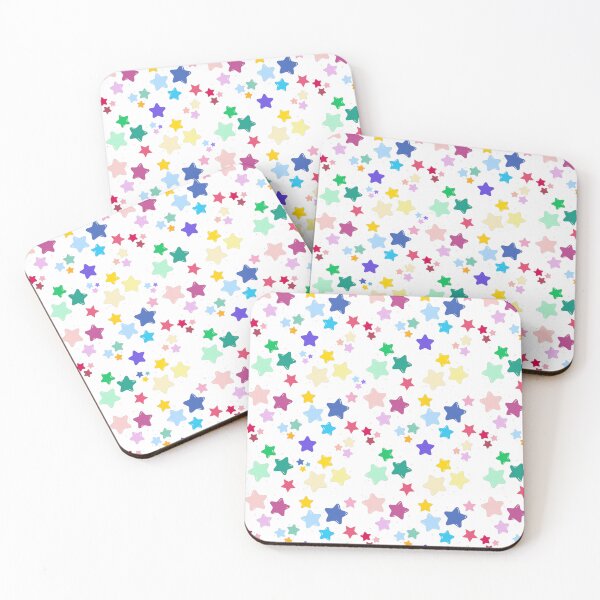 Item preview, Multicoloured stars seamless pattern designed and sold by Fantacaroo Designs.