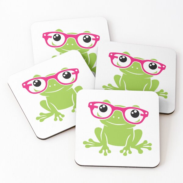 Item preview, Cute Frog Wearing Glasses designed and sold by Tonsala.