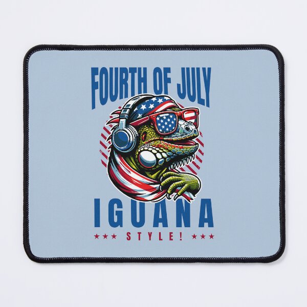 Item preview, 4th of July Iguana Style designed and sold by Odetee.