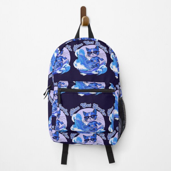 Item preview, Blue Cat Surfer designed and sold by Tripp Art Studio.