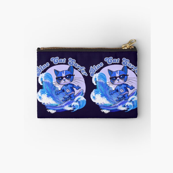 Item preview, Blue Cat Surfer designed and sold by Tripp Art Studio.