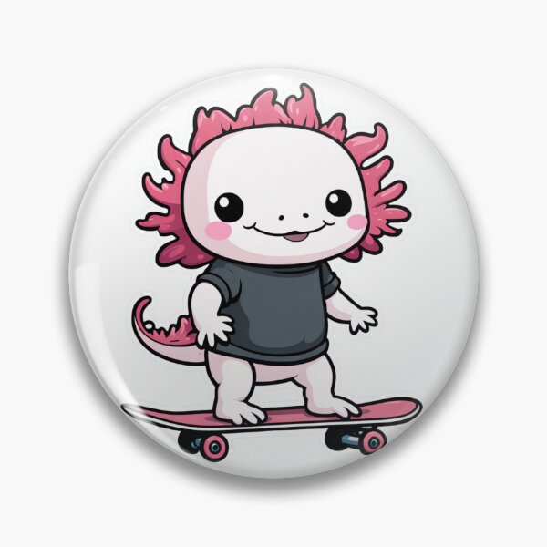 Item preview, Axolotl on Skateboard designed and sold by Roman-Designer.