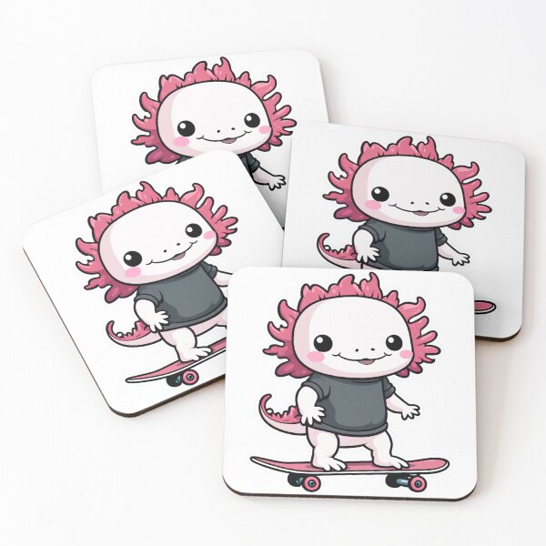 Item preview, Axolotl on Skateboard designed and sold by Roman-Designer.