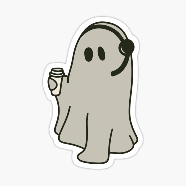Nightshift Dispatch Ghost Sticker