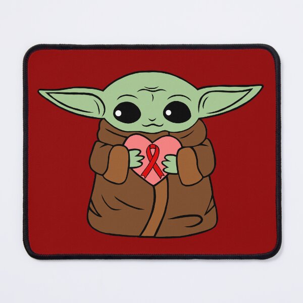 Item preview, Baby Green Alien Holding An Awareness Ribbon Heart (Red) designed and sold by CaitlynConnor.
