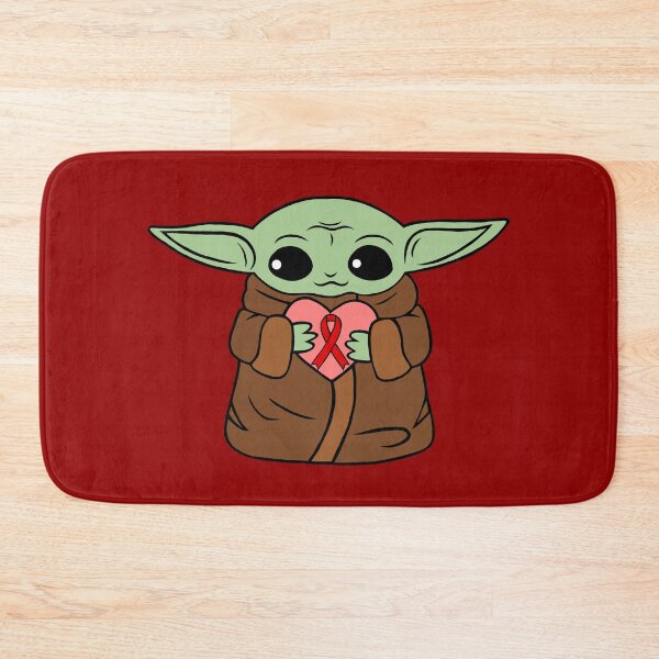 Item preview, Baby Green Alien Holding An Awareness Ribbon Heart (Red) designed and sold by CaitlynConnor.
