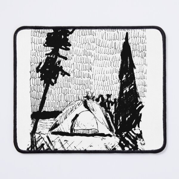 Item preview, Illustration camping in the forest designed and sold by Arthur Loeuil.