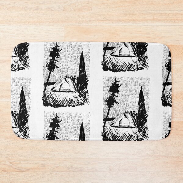 Item preview, Illustration camping in the forest designed and sold by Arthur Loeuil.