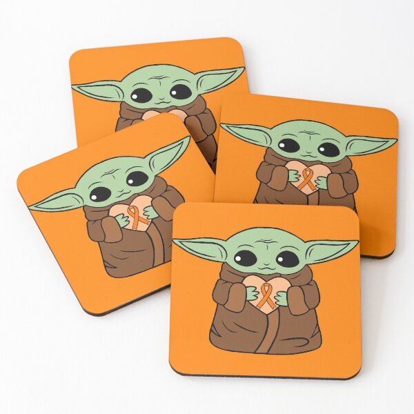 Item preview, Baby Green Alien Holding An Awareness Ribbon Heart (Orange) designed and sold by CaitlynConnor.