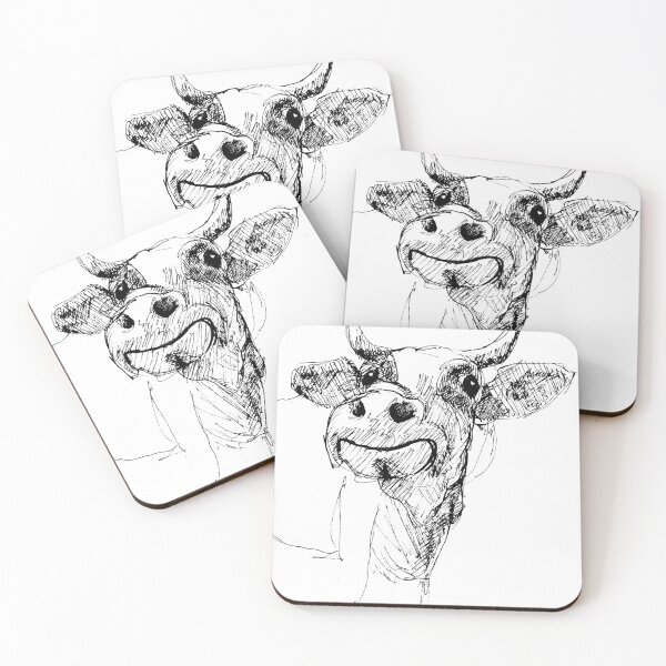 Item preview, Cow illustration designed and sold by Arthur Loeuil.