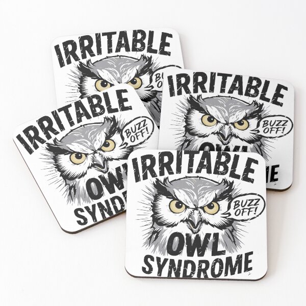 Item preview, Irritable Owl Syndrome Saying : Buzz off! designed and sold by JonathanP514.