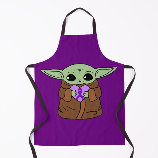 Item preview, Baby Green Alien Holding An Awareness Ribbon Heart (Purple) designed and sold by CaitlynConnor.