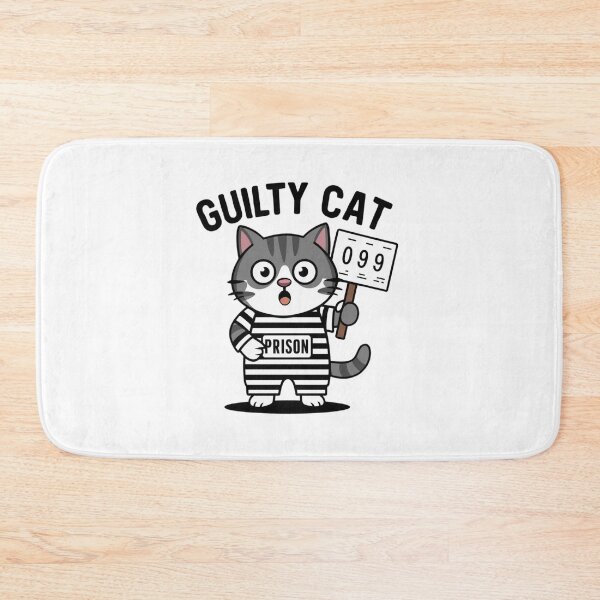 Item preview, Guilty Cat Mugshot designed and sold by Colorful-Garden.