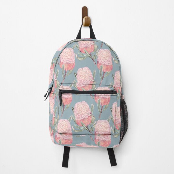 Item preview, Romantic Summer Banksia Pastel Pink And Blue designed and sold by Sketchbook Designs.