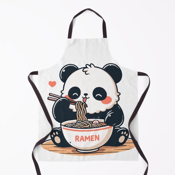 Item preview, Cute Panda Eating Ramen designed and sold by Designowner.