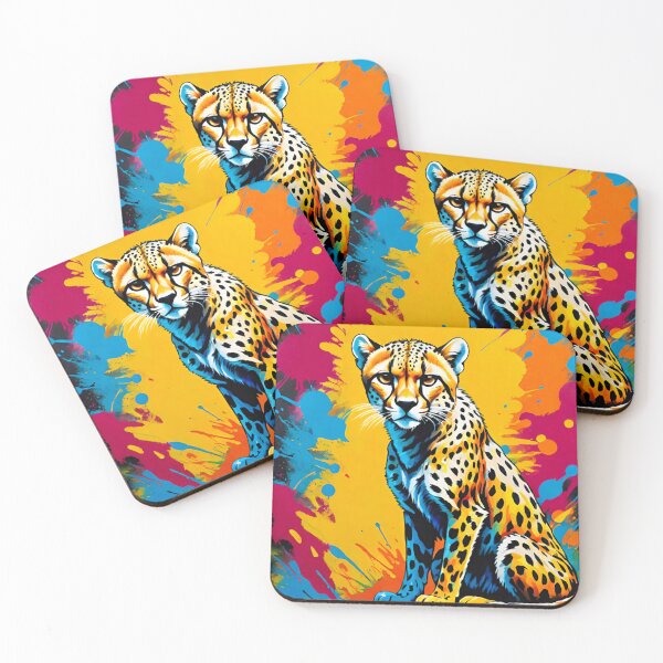 Item preview, Vibrant Ethereal Cheetah Artwork designed and sold by GrizzlyCollective.