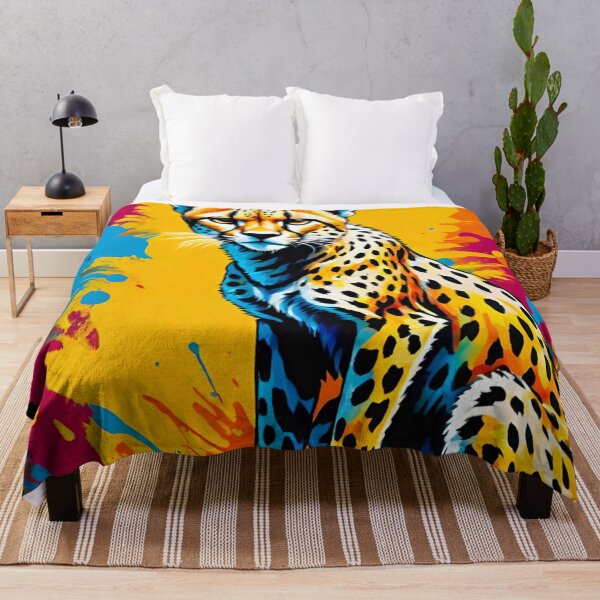 Item preview, Vibrant Ethereal Cheetah Artwork designed and sold by GrizzlyCollective.