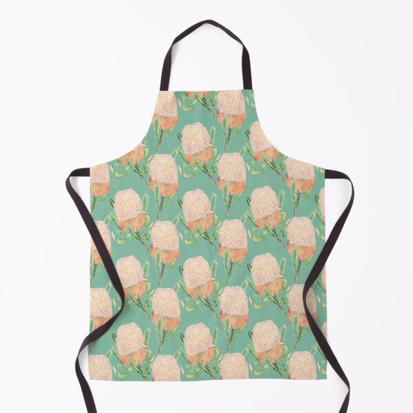 Item preview, Romantic Summer Banksia Pastel Orange and Mint designed and sold by Sketchbook Designs.