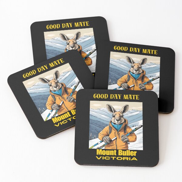 Item preview, Mount Buller Victoria Kangaroo Skier designed and sold by sydney-syder.