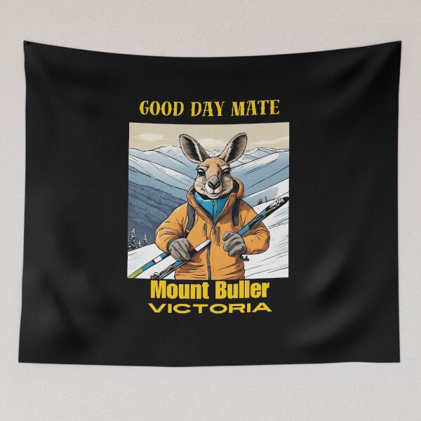 Item preview, Mount Buller Victoria Kangaroo Skier designed and sold by sydney-syder.