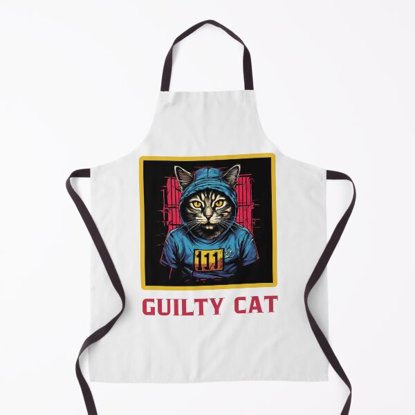 Item preview, Guilty Cat Mugshot designed and sold by Colorful-Garden.
