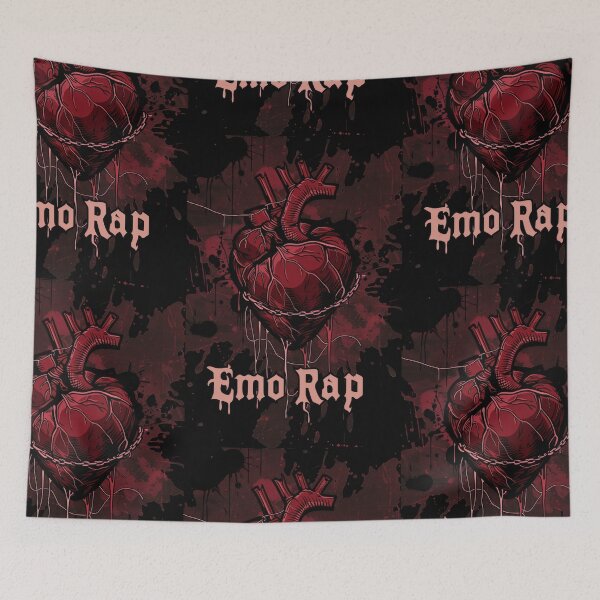 Item preview, Gothic Emo Rap Heart designed and sold by Piotrek0001.