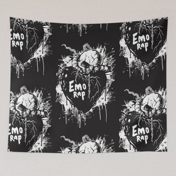 Item preview, Gothic Emo Rap Heart designed and sold by Piotrek0001.