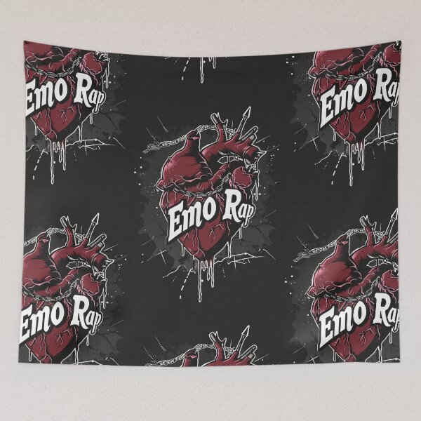 Item preview, Gothic Emo Rap Heart designed and sold by Piotrek0001.